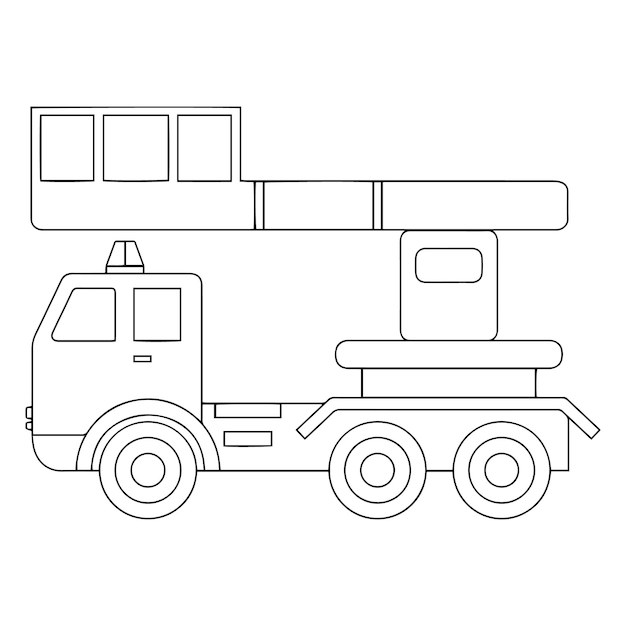 Construction vehicles and heavy machinery coloring pages for kids