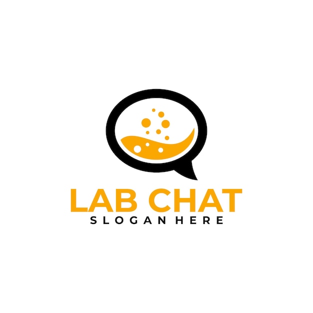 Consult lab logo vector design template