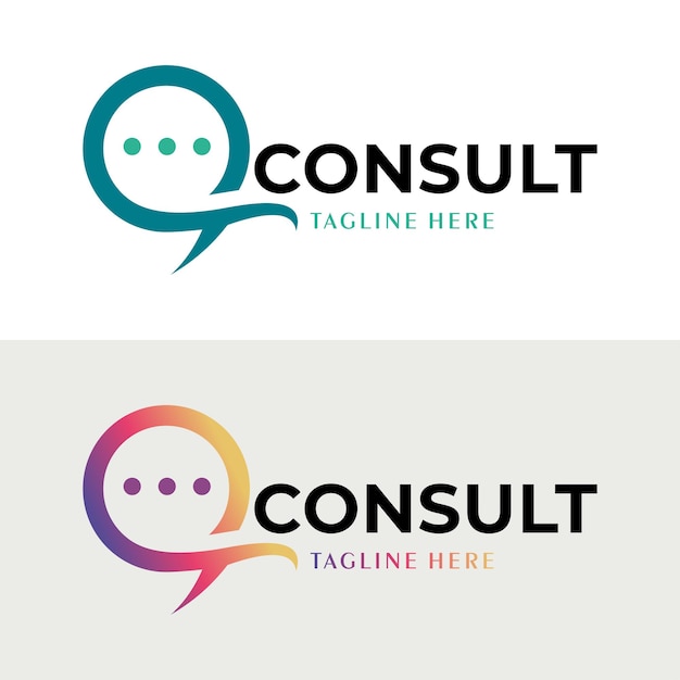 Consult logo icon vector isolated