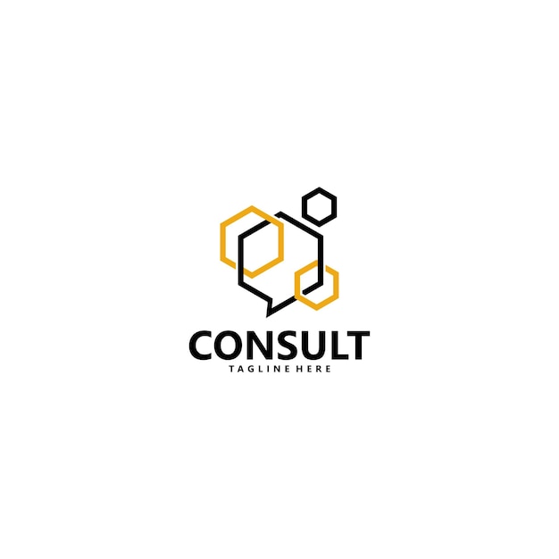 Consult logo icon vector isolated