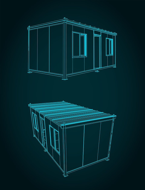 Container house drawings