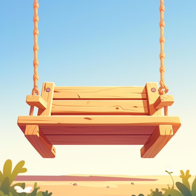 Contemporary outdoor swing chair