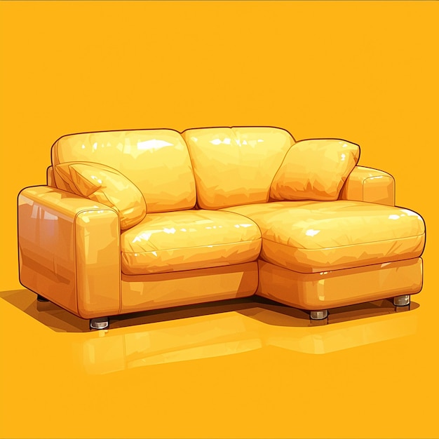 Contemporary sectional sofa with chaise