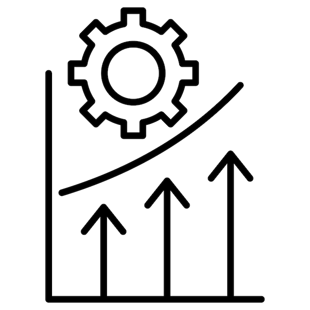 Vector continuous improvement icon