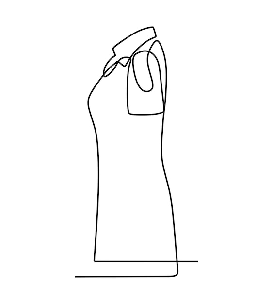 continuous line drawing on clothes