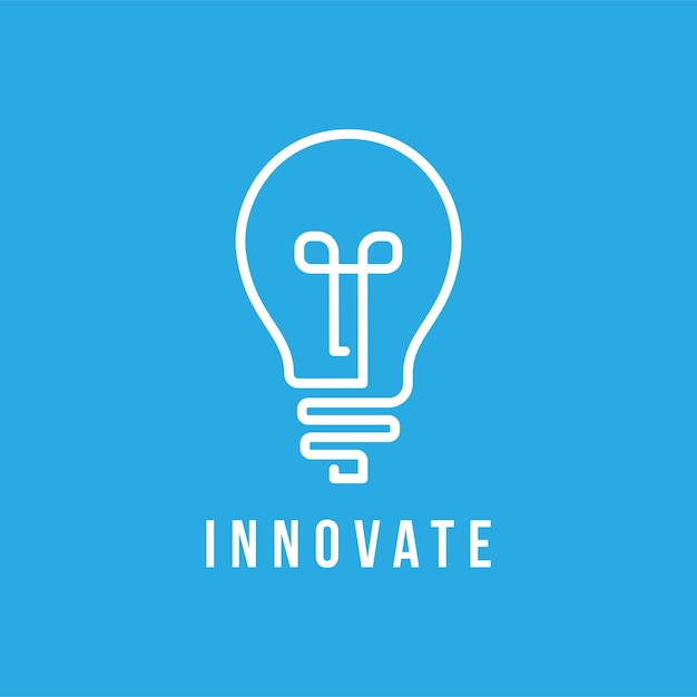 Continuous line innovate logo