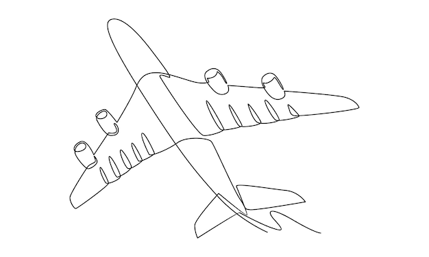 Continuous line of the plane