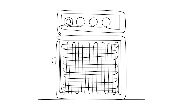 Continuous line of sound system speaker