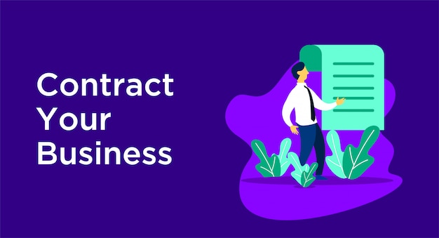 contract business illustration