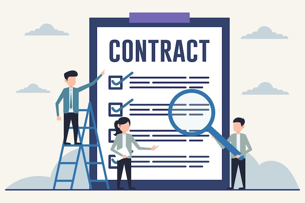 Contract Review and Analysis in Business Setting Illustration