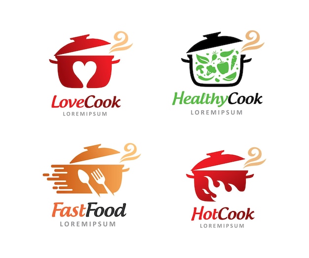 Cook logo symbol or icon template