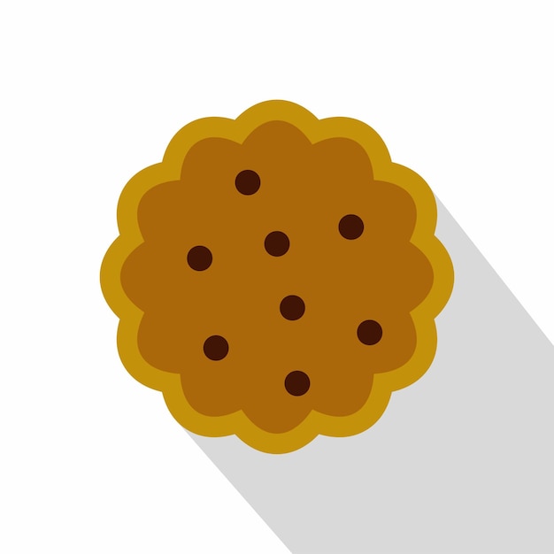 Cookies icon Flat illustration of cookies icon for web