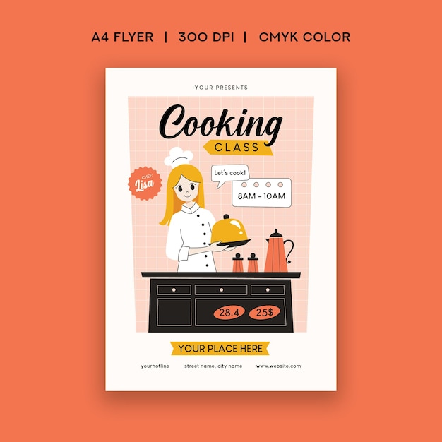 Cooking Class Flyer