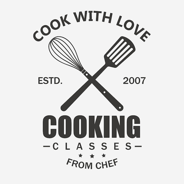 Cooking classes. Cook logo