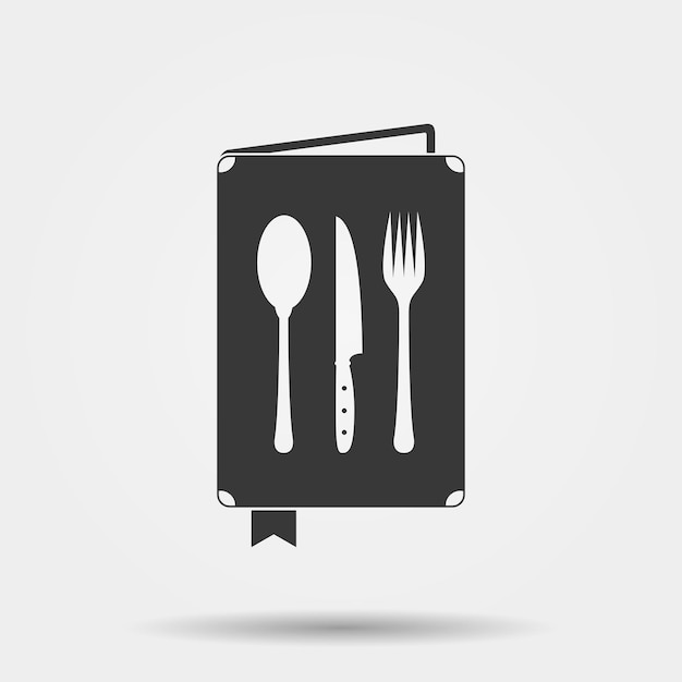 Cooking recipe book logo