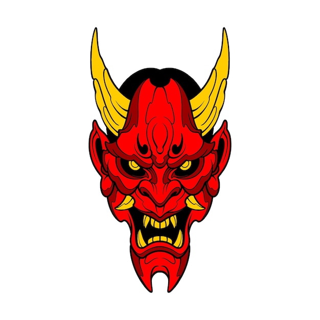 cool demon mask