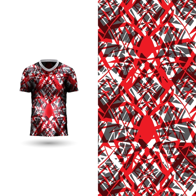 Cool sports jersey design on abstract background