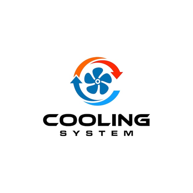 Cooling System Logo Design Template Download