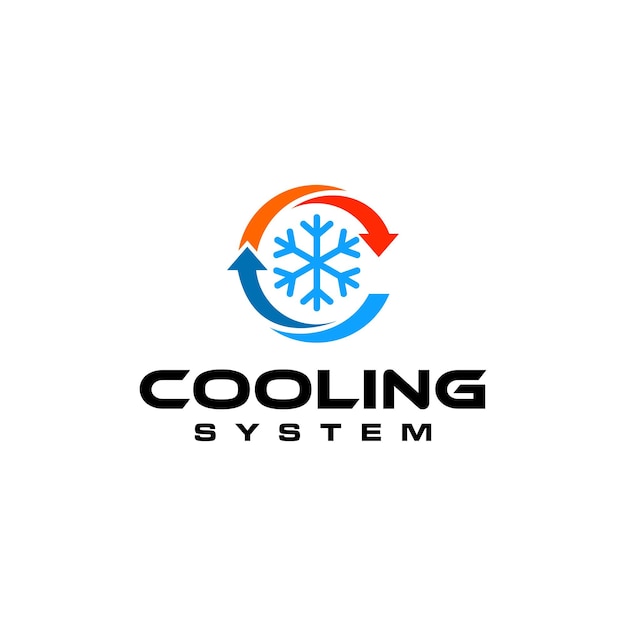 Cooling System Logo Design Template Download