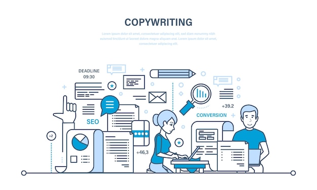 Copywriting Creative writing of articles seo work in office freelancing