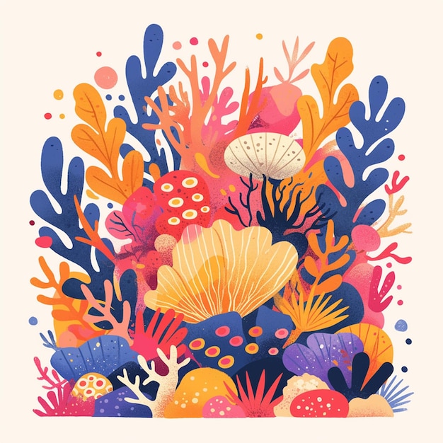 Coral in vibrant designs