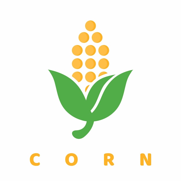 Corn logo icon design vector