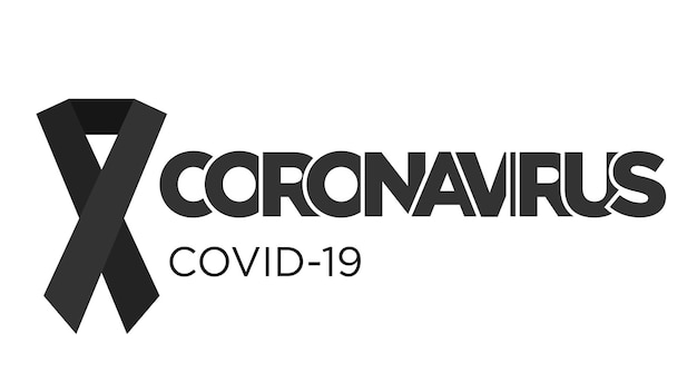 Coronavirus 2019 virus covid 19 vector illustration Infection logo Corona flu lettering text Symbol world epidemic protection