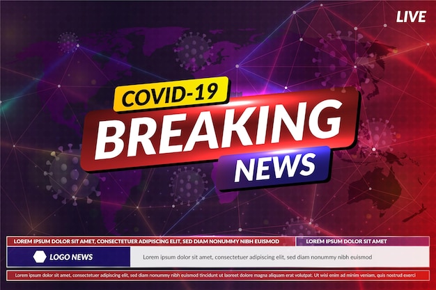 Coronavirus breaking news - background