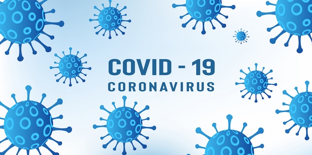 Coronavirus covid-19 pandemic disease outbreak background