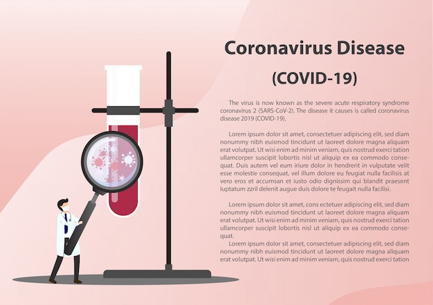 Coronavirus disease (COVID-19). Medical consultation  concept.