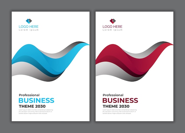 Corporate Annual Report Cover Design Template