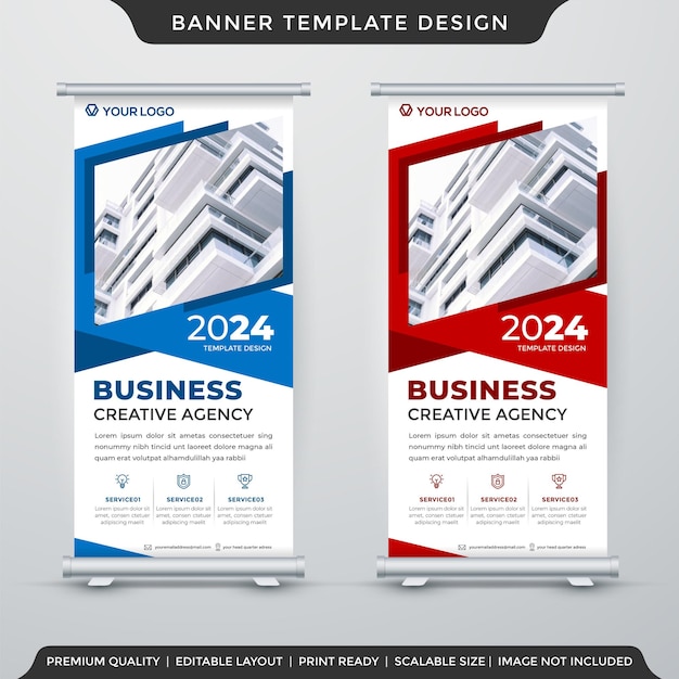 corporate banner template premium style