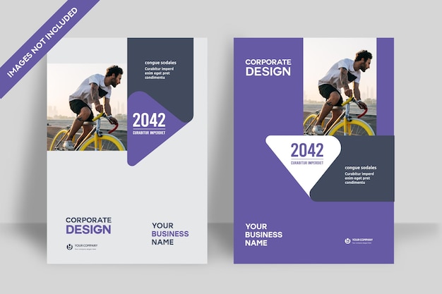 Corporate Book Cover Design Template in A4. Can be adapt to Brochure, Annual Report, Magazine,Poster, Business Presentation, Portfolio, Flyer, Banner, Website.