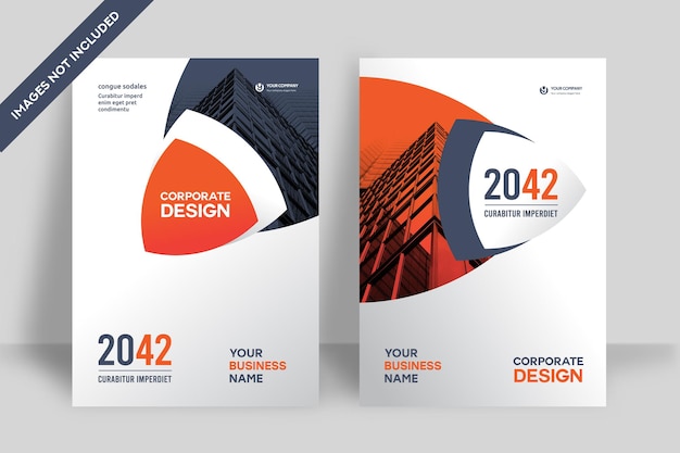 Corporate Book Cover Design Template in A4. Can be adapt to Brochure, Annual Report, Magazine,Poster, Business Presentation, Portfolio, Flyer, Banner, Website.