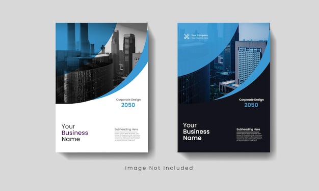 Corporate Book Cover Design Template in A4. Can be adapt to Brochure, Annual Report, Magazine,Poster