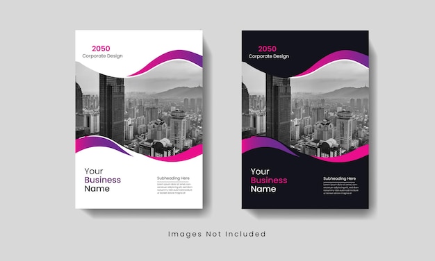 Corporate Book Cover Design Template in A4. Can be adapt to Brochure, Annual Report, Magazine,Poster