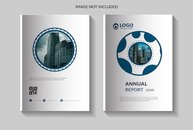 Vector corporate book cover design template