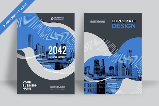 Corporate Book Cover Design Template 