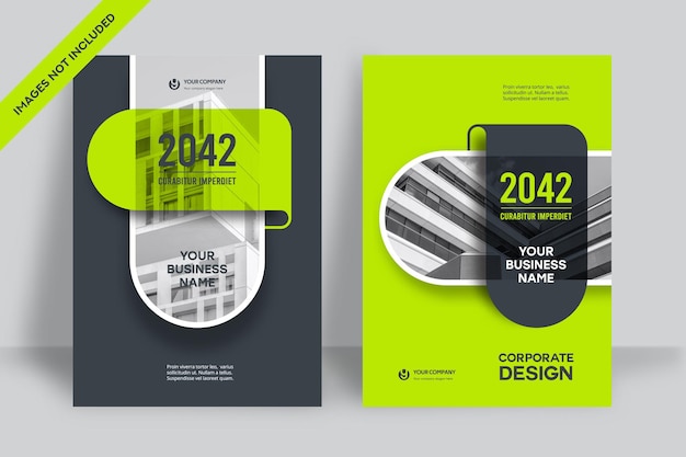 Corporate Book Cover Design Template 