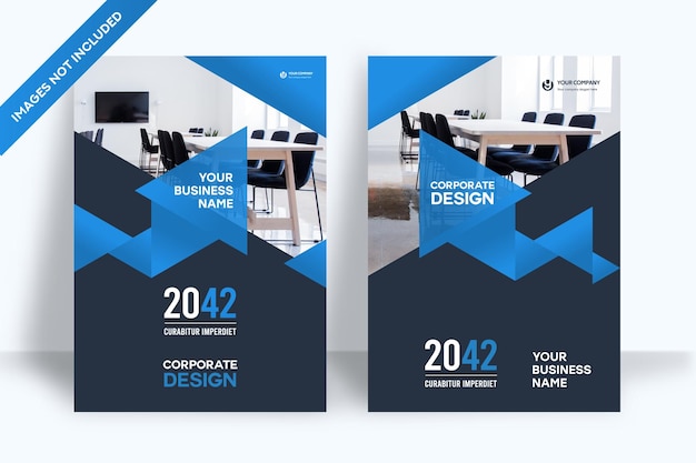 corporate book cover design template