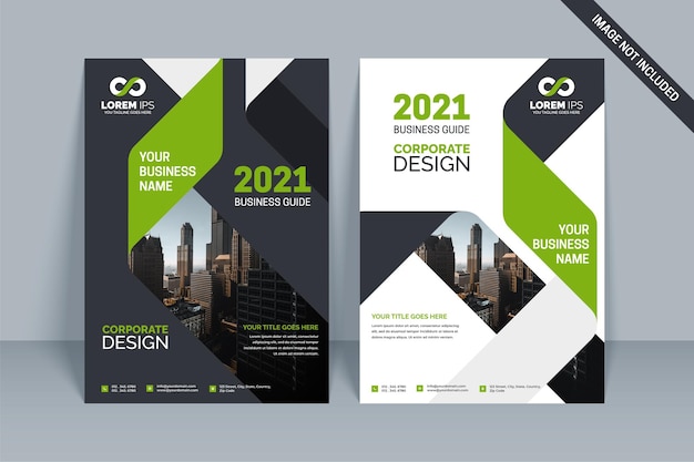  Corporate book cover design template