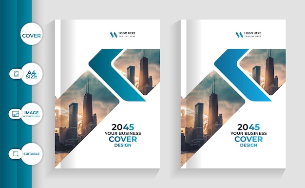 corporate book cover template