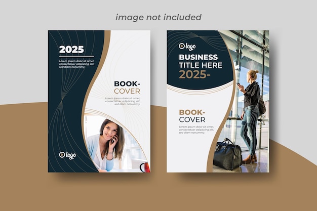 Corporate Book Cover Vector Template