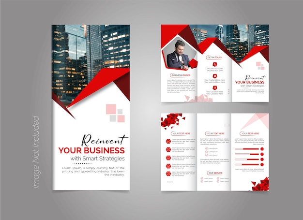 Corporate brochure design template