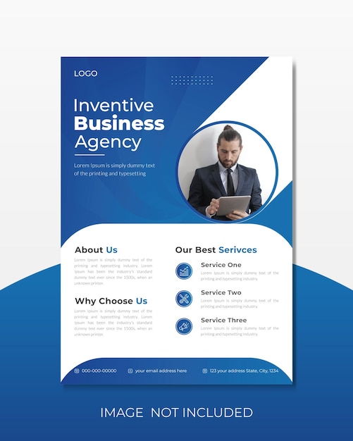 Corporate Business a4 Flyer Design Template