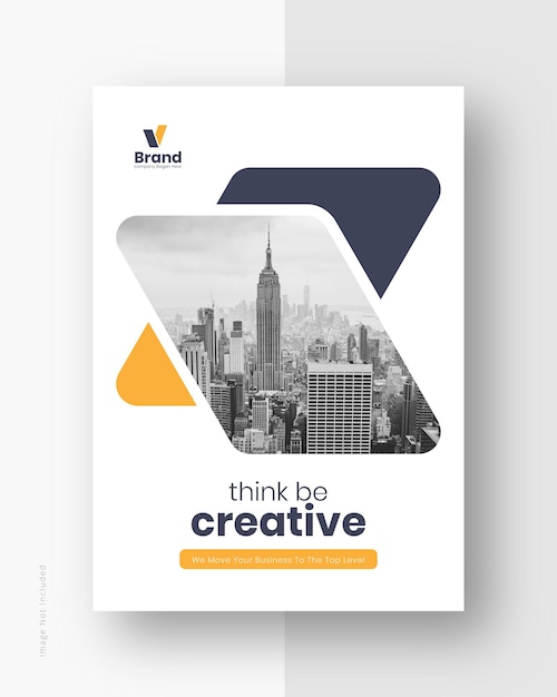 Vector corporate business annual report or brochure cover page template