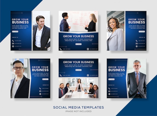 Corporate business banner post for social media.