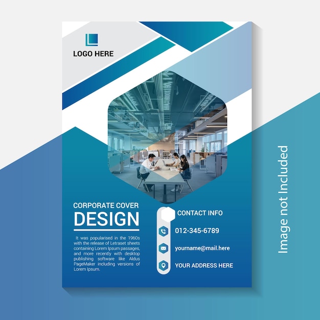 corporate business brochure book cover company profile annual report template