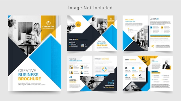 Corporate Business Brochure Company Profile Layout Design Template