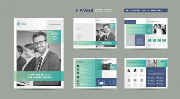 Corporate Business Brochure Design | Annual Report and Company Profile | Booklet and Catalog Design Template